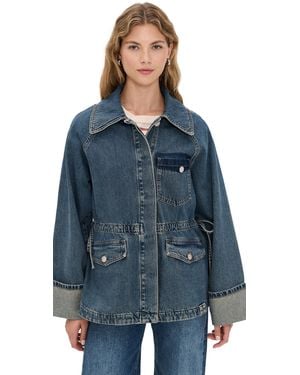 ジャケット Damson Madder Emilie Workwear Denim Jacket emilie workwear jacket - vintage wash – Damson Madder