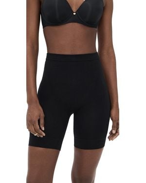 Yummie Rosie Cotton Slip Shorts - Black