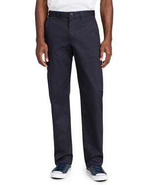 Naked & Famous Straight Chino Stretch Twill Pants - Blue