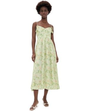 En Saison Paloma Midi Dress - Green