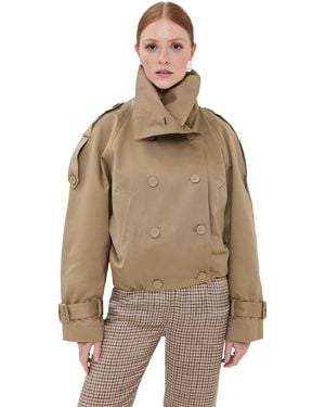 Acne Studios Trench Twill Jacket - Natural