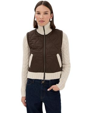 Veronica Beard Patra Mixed Media Jacket - Black