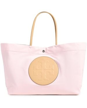 Tory Burch Ella Twist Reversible Tote - White