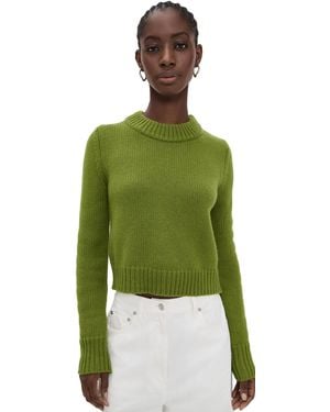 La Ligne Solid Mini Marin Sweater - Green