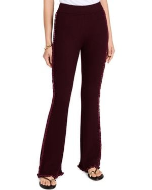 Sea Clare Thermal Knit Pants - Red