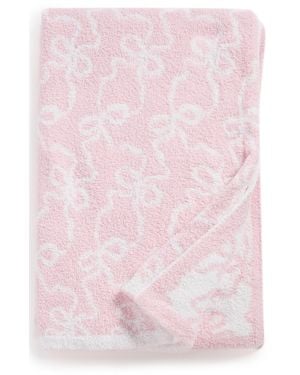 LoveShackFancy Teddy Bow Blanket - Pink
