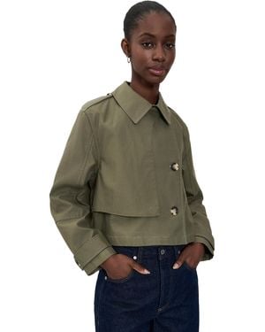 Rag & Bone Jamie Cropped Trench Coat - Multicolor