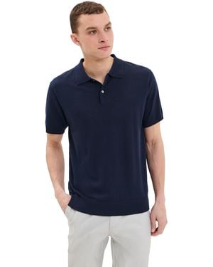 Greyson Saratoga Sweater Polo - Blue