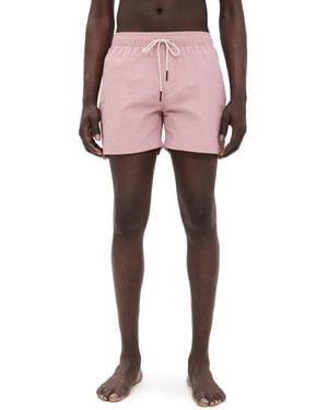 Oas Blush Nylon Swim Shorts 4.75 - Pink