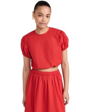 Playa Lucila Crew Top - Red