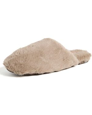 Eberjey Plush Slippers - White