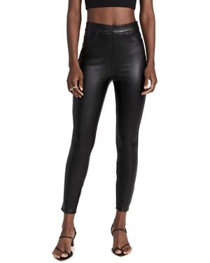 Spanx Faux Leather Like Ankle Skinny Pants - Black