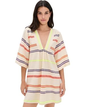 lemlem Belkis V Neck Caftan - Multicolour