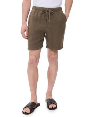 Faherty Essential Linen Shorts 7 - Natural