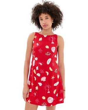 MINKPINK Sirena Mini Shift Dress - Red