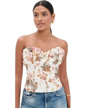 Ronny Kobo Vittoria Corset Blouse - Multicolor