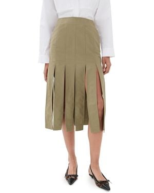 Simone Rocha Multi Slit Skirt - Green