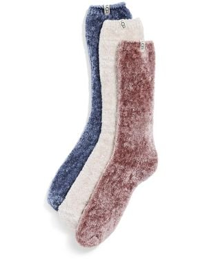 UGG Leda Sparkle Socks 3 Pack - Multicolour