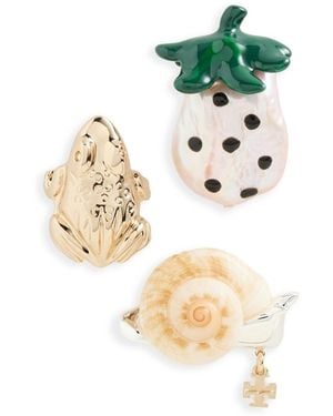 Tory Burch Curiosity Charm Pin Set - Multicolor