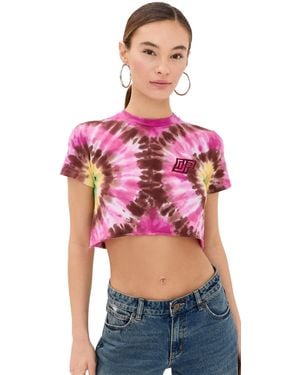 DANNIJOPRO Logo Boxy Tee - Pink