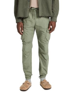 John Elliott Back Sateen Cargo Pants - Green