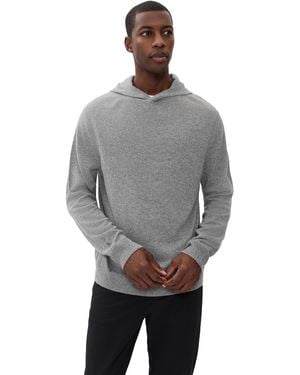 Ralph Lauren Washable Cashmere Sweater Hoodie - Gray