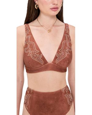 L'Agence Lexie Bolero Bikini Top - Multicolour