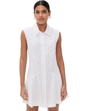 FRAME The Linen Day Dress - White