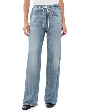 Rag & Bone Rb Miramar Terry Drawcord Pants - Blue