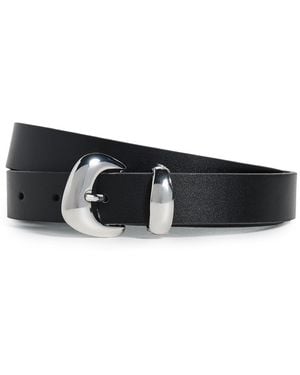 GOOD AMERICAN Metal Buckle Belt - Black