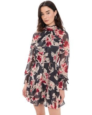 Cinq À Sept Wilted Poppy Sylviane Dress - Red