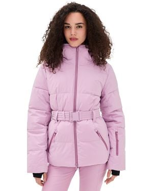 Halfdays Hedy Belted Puffer Ski Jacket - Pink