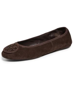Tory Burch Reva Travel Ballet Flats - Brown