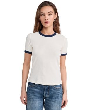 ASKK NY Classic Ringer Tee - White