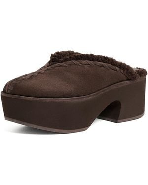 Cult Gaia Tazz Mules - Brown