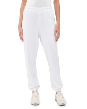 PERFECTWHITETEE Johnny French Terry Easy Sweatpants - White