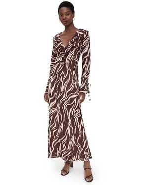 Wayf Dakota Long Sleeve Dress - Multicolour