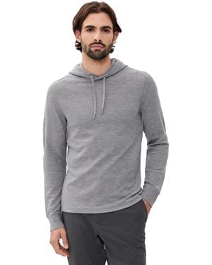 Ralph Lauren Tech Waffle Knit Hoodie - Grey