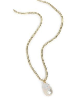 Hart Metallic Necklace - White