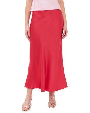 Anna October Champaca Midi Skirt - Red