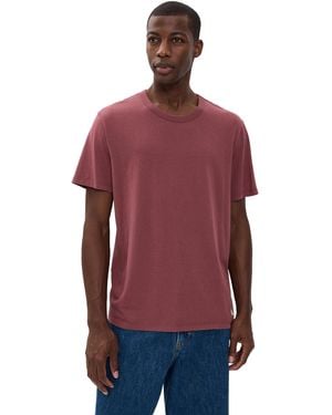 Marine Layer Signature Sea Change Crew Tee - Red