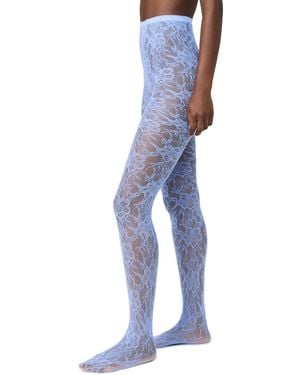 Stems Eden Mesh Tights - Blue