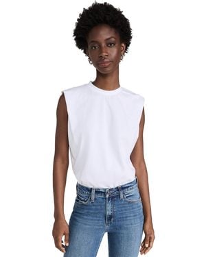 Ambitionist Muscle Tee Thong Bodysuit - White
