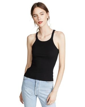 RE/DONE Ribbed Tank - White
