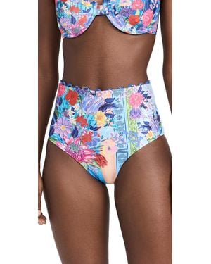 Agua Bendita Alicia Bottoms - Blue