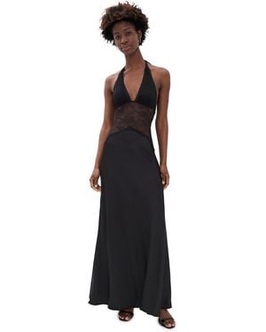 Runaway the Label Lilith Halter Maxi Dress - Black