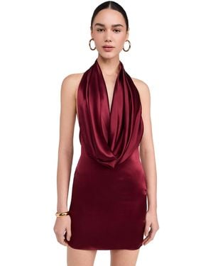 LAQUAN SMITH Cowl Neck Mini Dress - Red