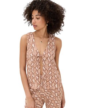 MINKPINK Koa Tie Top - Multicolour