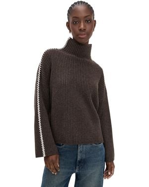 Rag & Bone Ingrid Wool Turtleneck - Brown