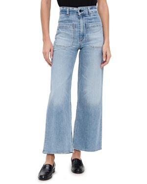 ASKK NY Cropped Sailor Jeans - Blue
